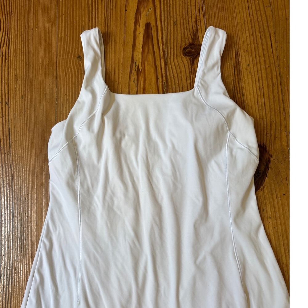 Calia Athletic Dress Women White Square Neck Active Tennis Golf SIZE S - Picture 2 of 7